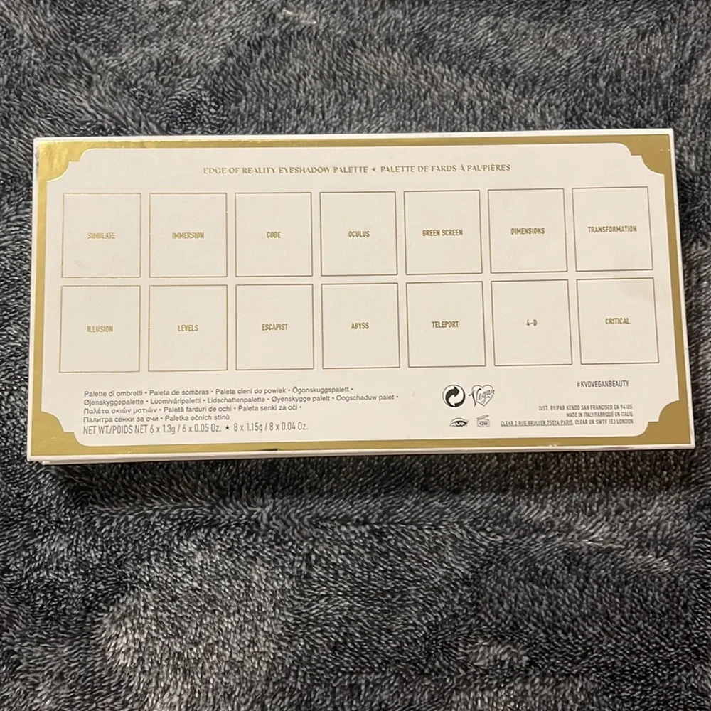 KVD Edge of Reality Fully Recyclable Eyeshadow Palette
